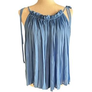 Nasty Gal Tie Strappy Pleated Cami